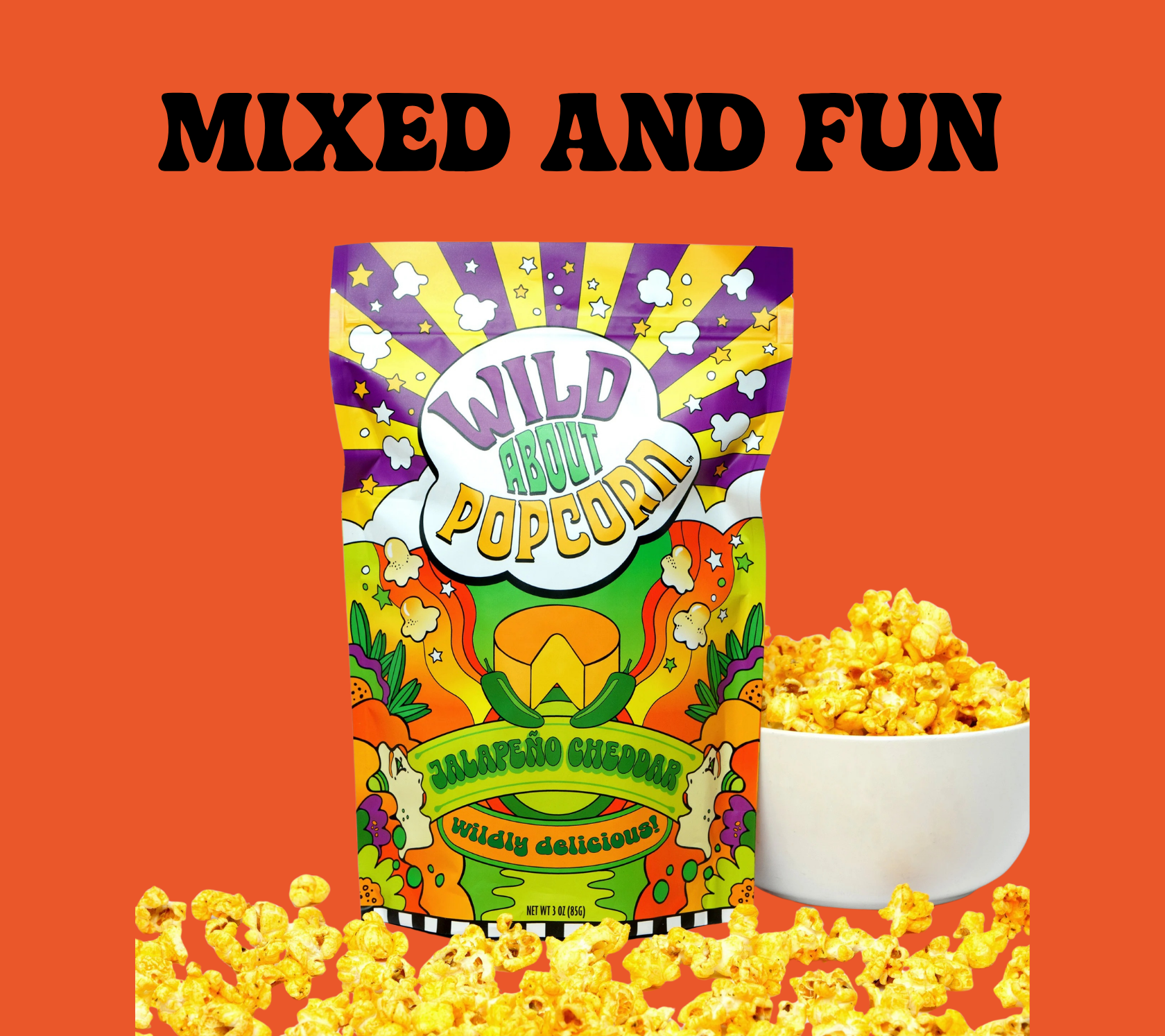 Mixed & Fun Flavors Popcorn