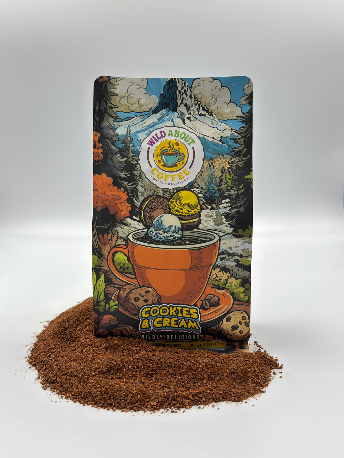 Cookies & Cream – Ground Coffee (Flavored Medium Roast)