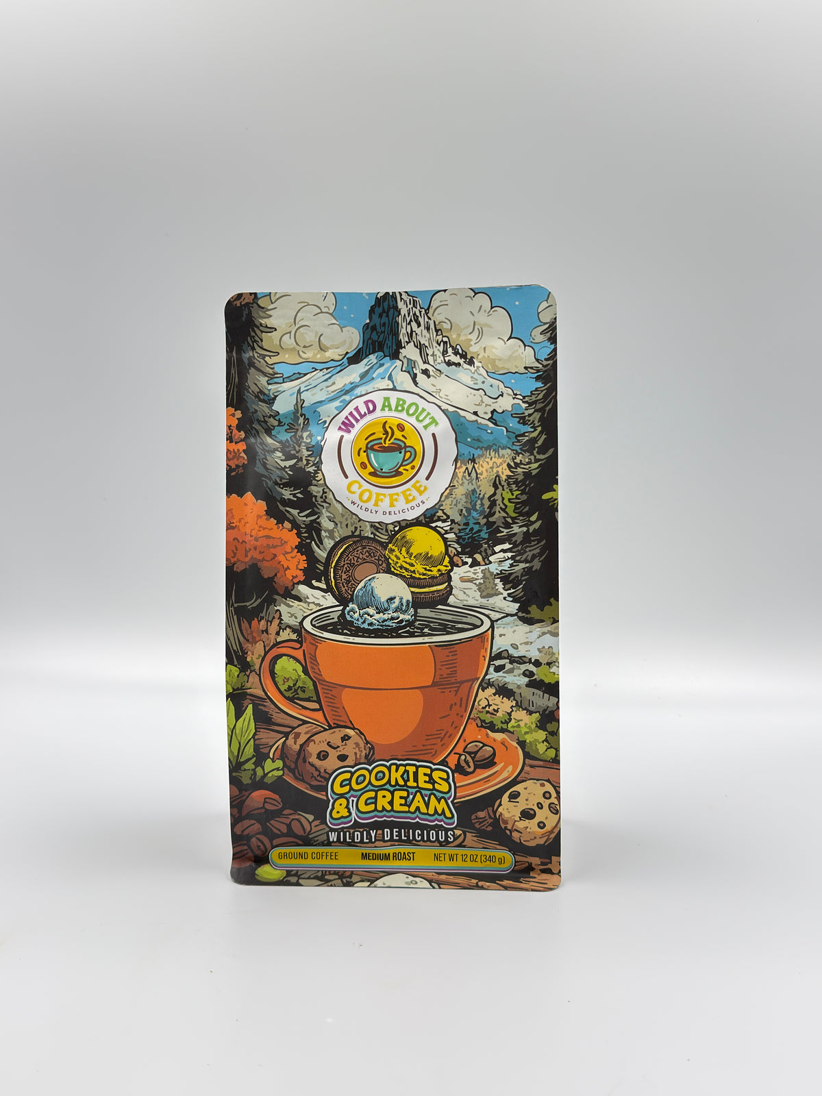Cookies & Cream – Ground Coffee (Flavored Medium Roast)