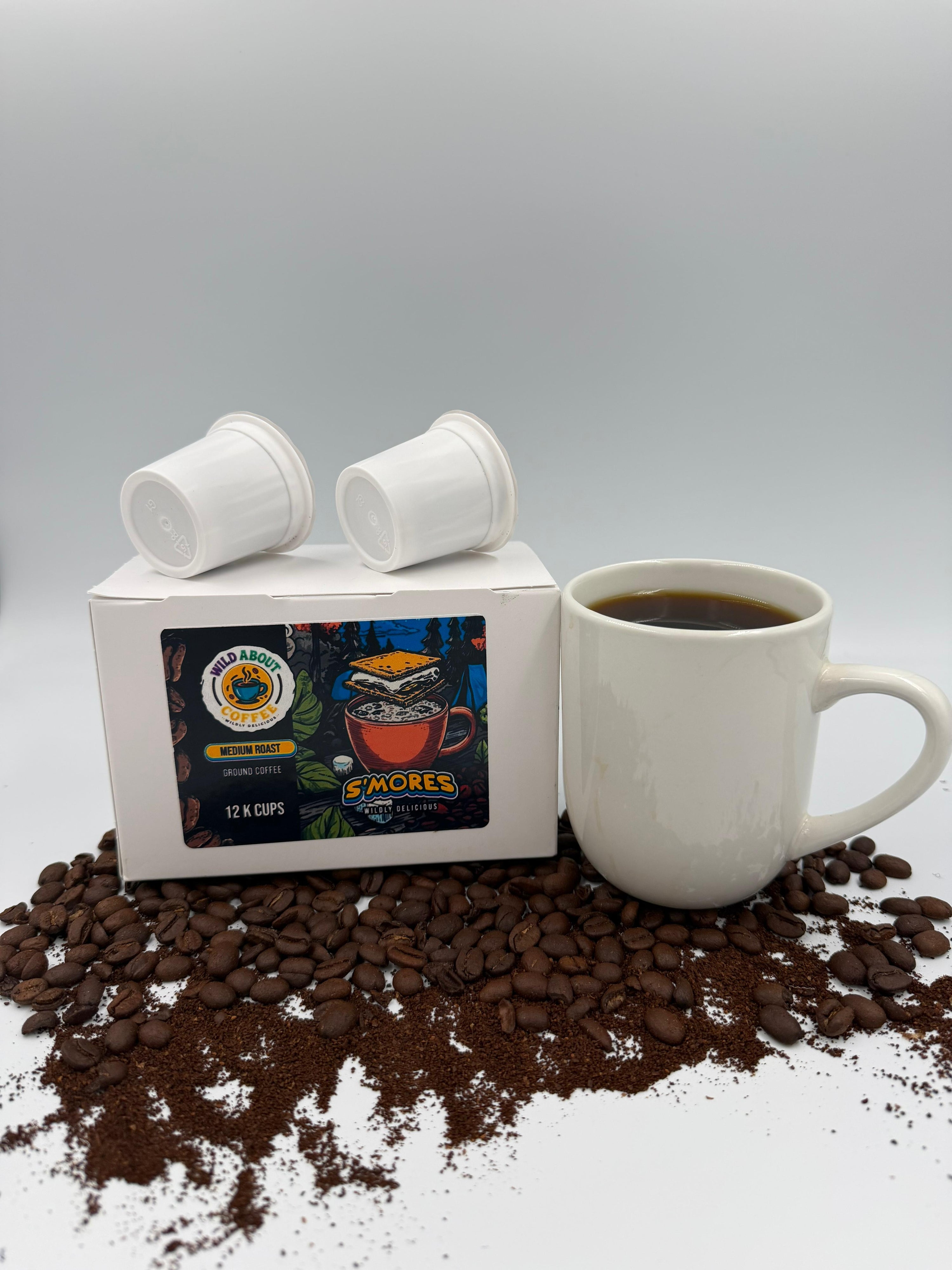 S’MORES – Wildly Delicious (Flavored Medium Roast) K Cups