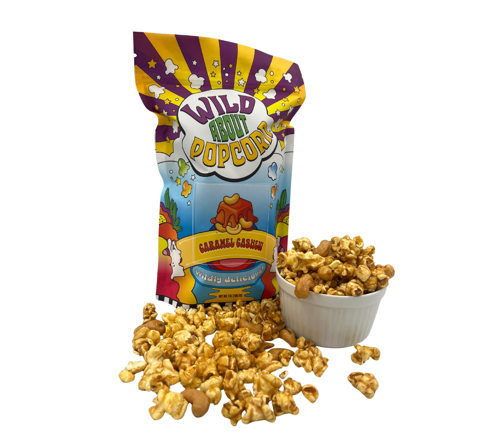 Caramel Cashew Popcorn