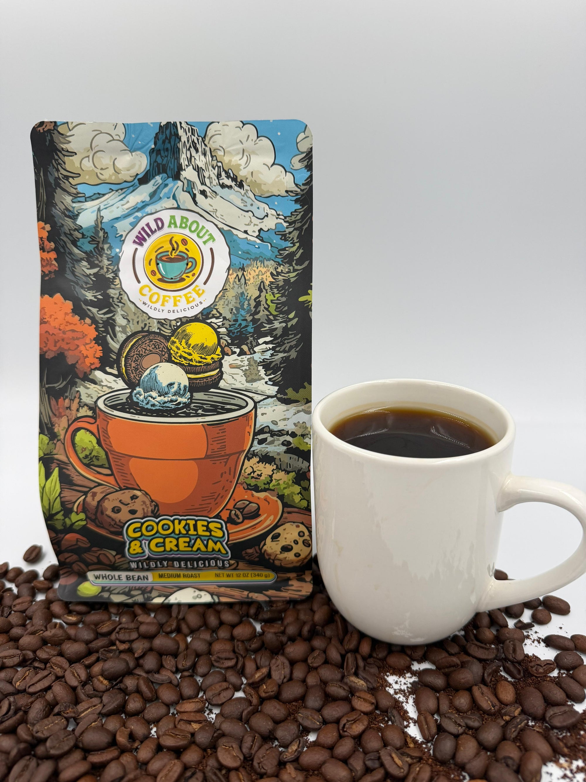 Cookies & Cream – Comfort in a Cup (Flavored Medium Roast)