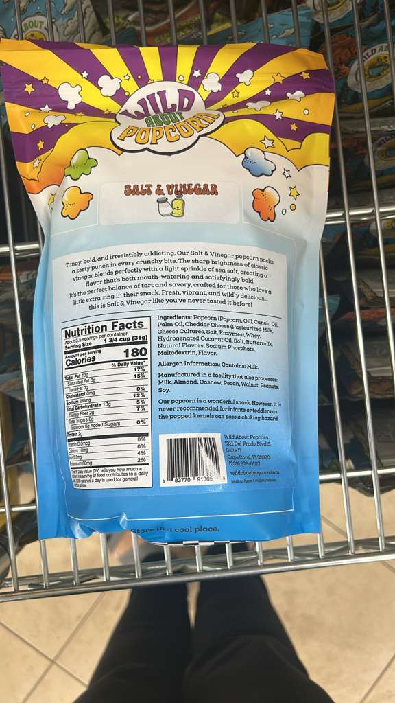 Salt and vinegar popcorn